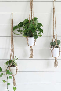 3 Macrame Planter